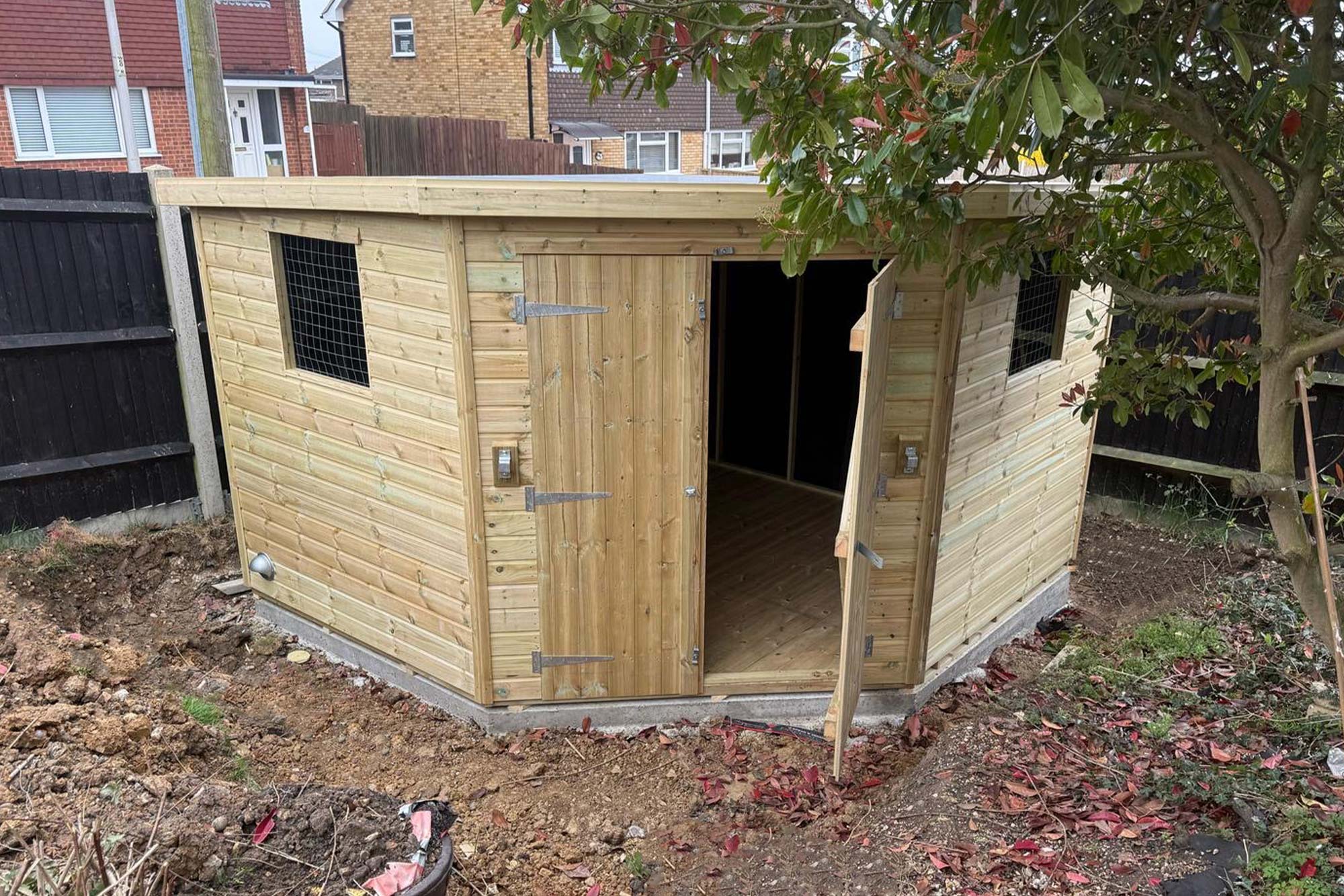 Corner Pent Shed Corner Pent Shed